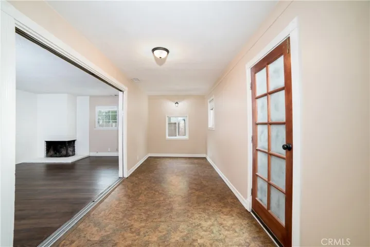 Den view towards family room.