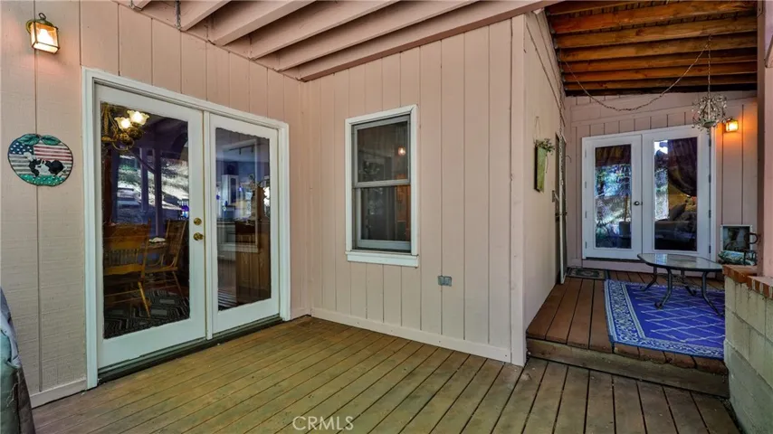backyard patio area off dining room