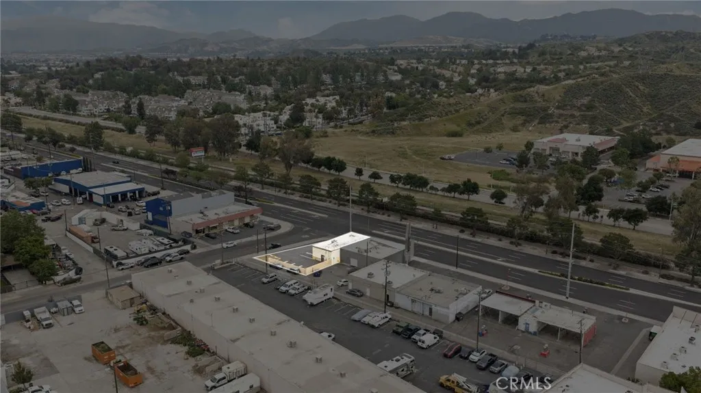 Ariel View Over Soledad Canyon Rd.