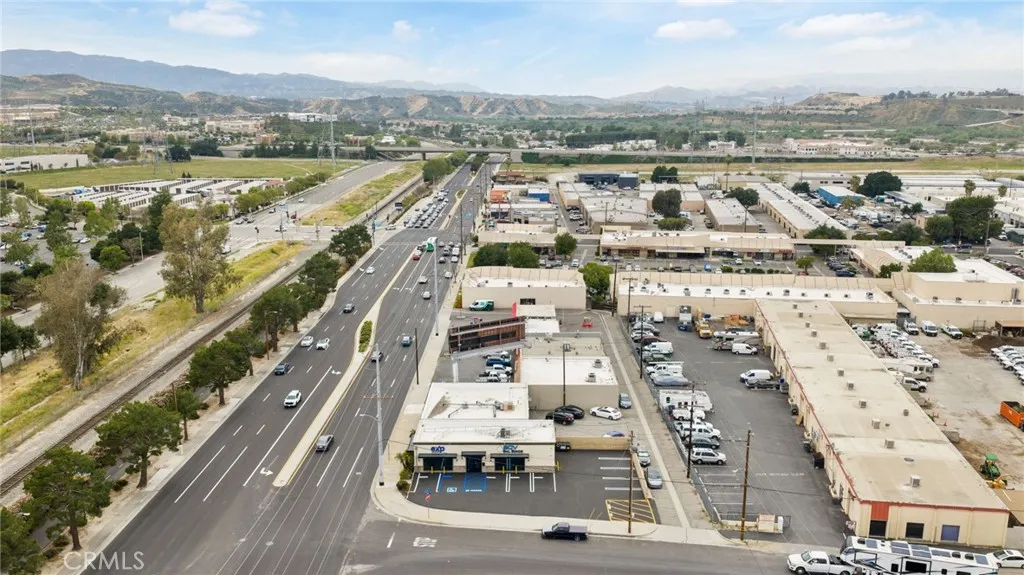Ariel View Over Soledad Canyon Rd.