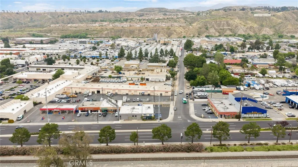 Ariel View Over Soledad Canyon Rd.