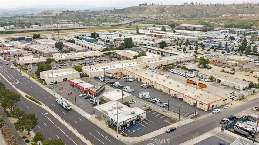 Ariel View Over Soledad Canyon Rd.