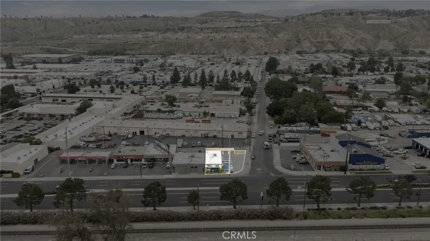 Ariel View Over Soledad Canyon Rd.