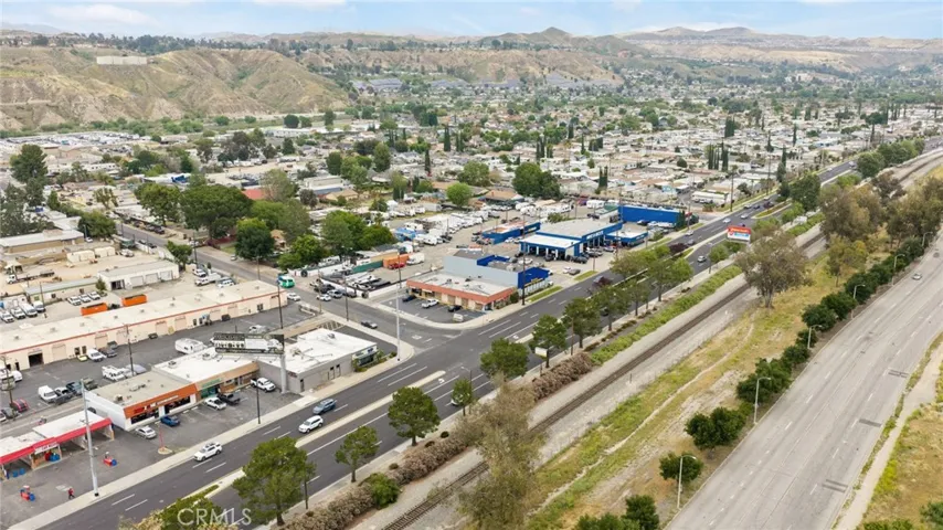 Ariel View Over Soledad Canyon Rd.
