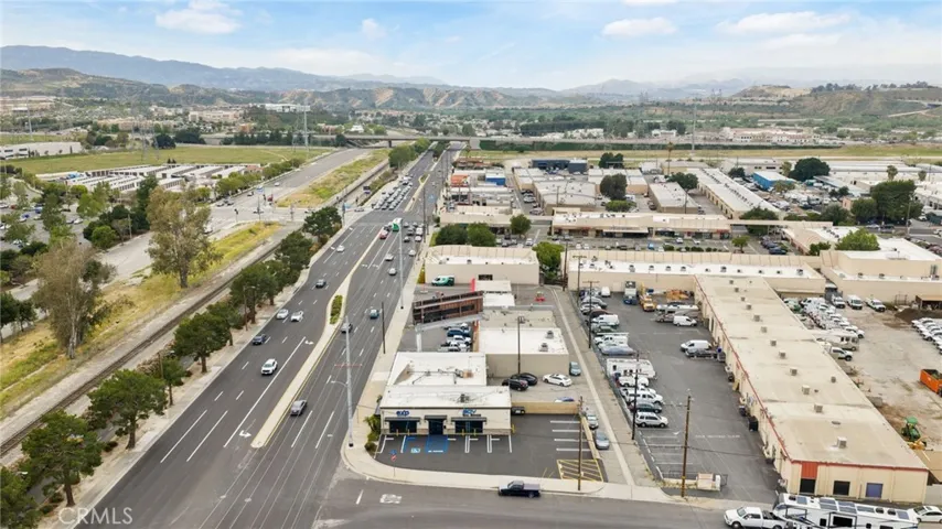 Ariel View Over Soledad Canyon Rd.