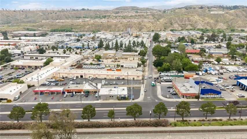 Ariel View Over Soledad Canyon Rd.