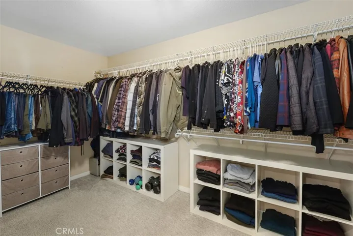 Primary walk-in closet
