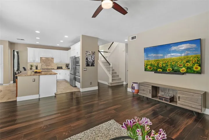 Family room & kitchen