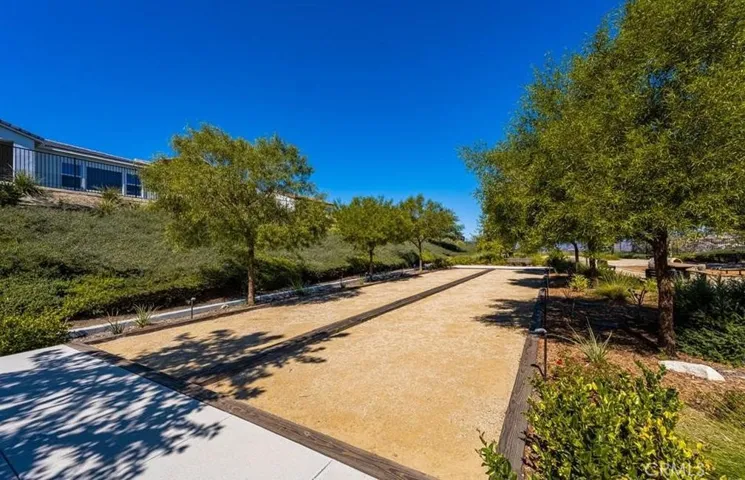Private Bocce ball court
