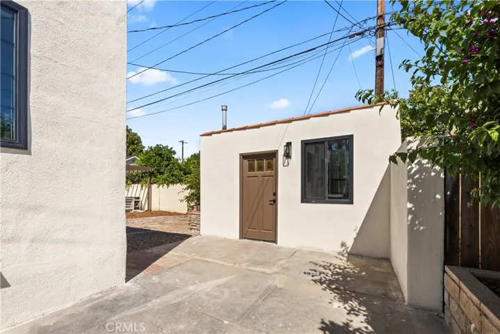 Rear storage / office (finished garage)