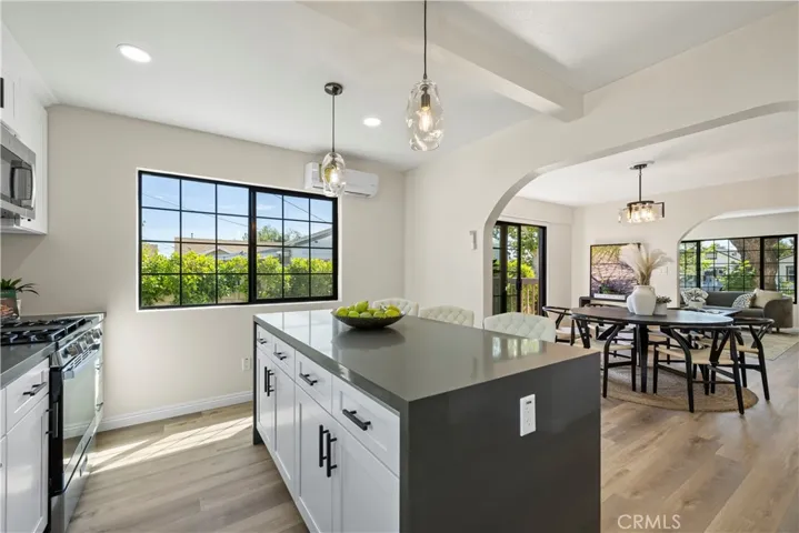 Kitchen facing dining room