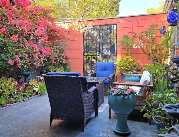 Private patio.