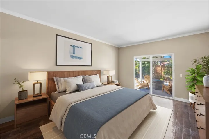 Primary Suite Virtually Staged