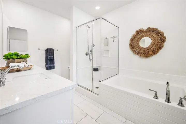 Beautiful light and bright Primary Bathroom