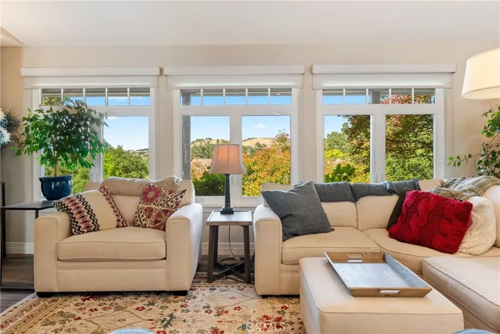 Incredible views greet you at the front of the home