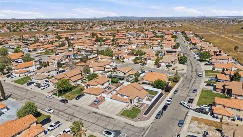 Arial View Corner Lot