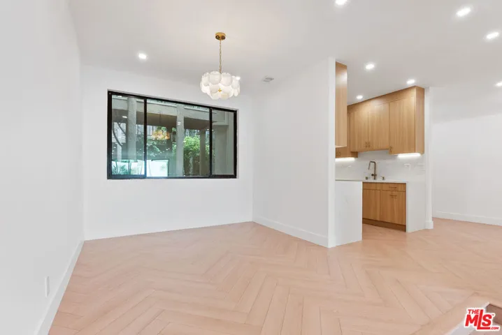 Dining area next to kitchen