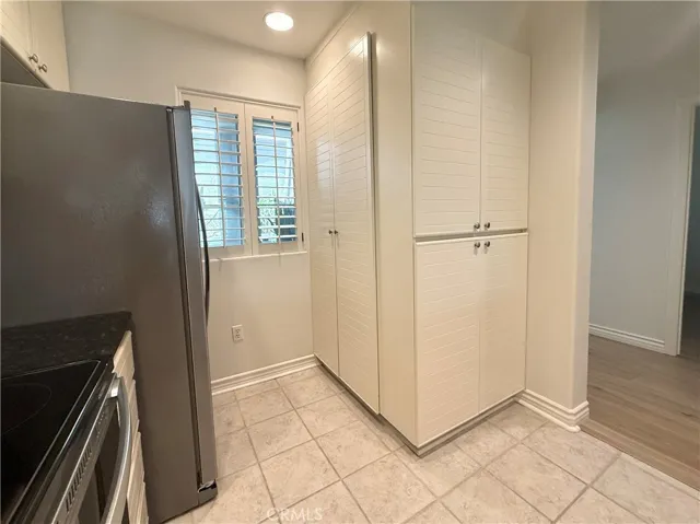 Laundry located in kitchen