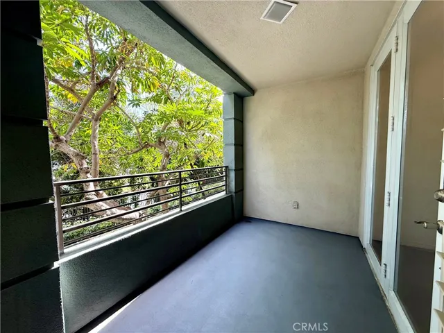 Private covered patio