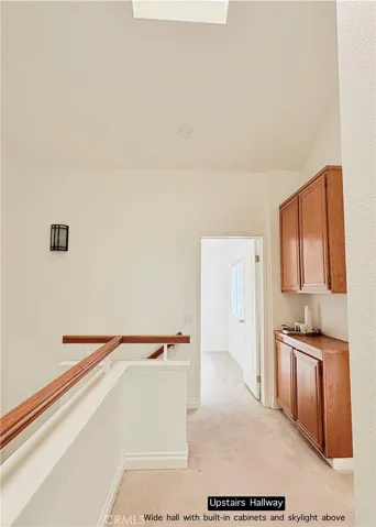 Upstairs Hall with Skylight