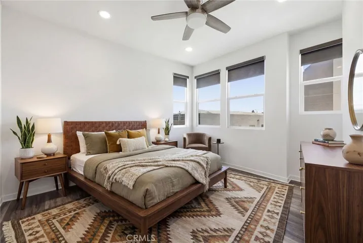 Primary bedroom on second level (Virtually staged)
