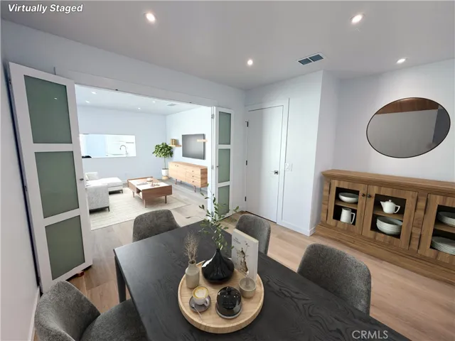 Virtually Staged  2nd bedrrom as dining room