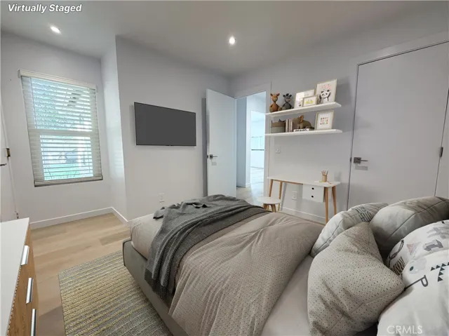 Virtually Staged 3rd bedroom