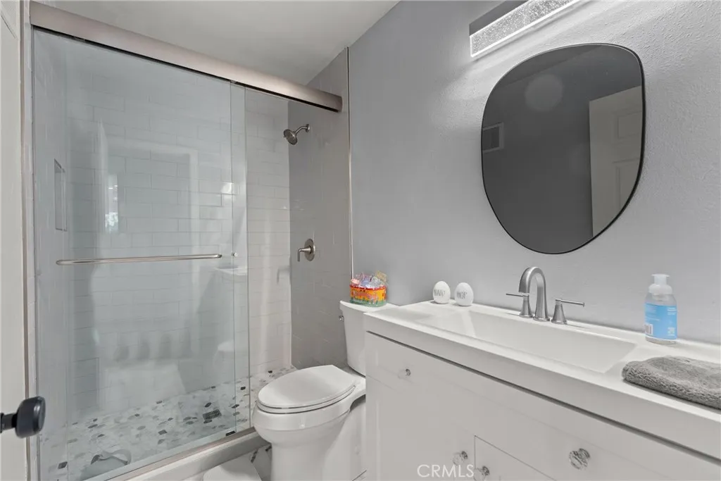 Remodeled hall bath