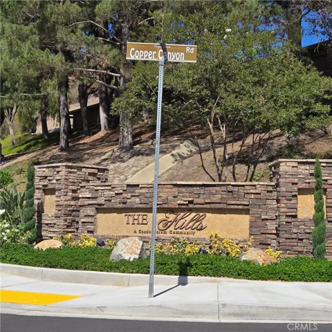 Copper Canyon is your FIRST RIGHT as you come up the hill.