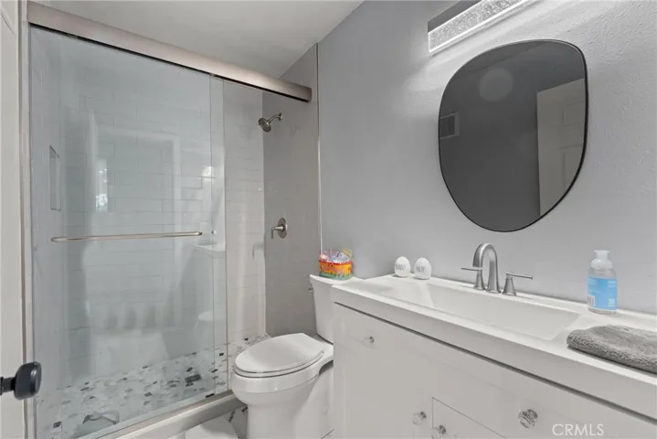 Remodeled hall bath