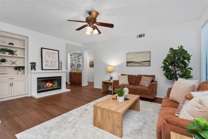 Fire Virtually Edited | Kitchen Opens to Family Room