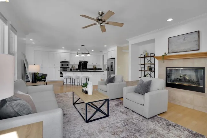 Family Room with fireplace