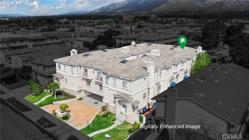 Digitally enhanced image - Aerial View