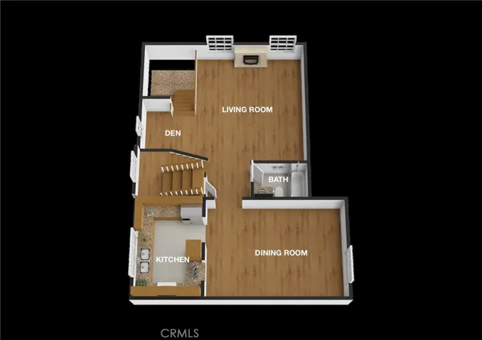 Main Level - 3D Floor Plan