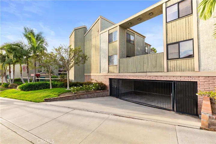 Entrance to the #4 two car garage is through this gate.  It is a private 2 car normal garage.