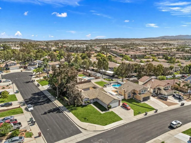virtually enhanced drone shot