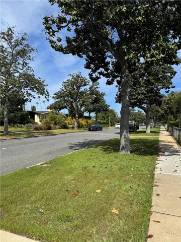 Street scene looking northwest.