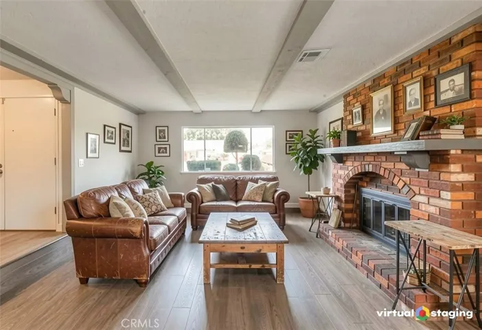 Living Room Virtually Staged