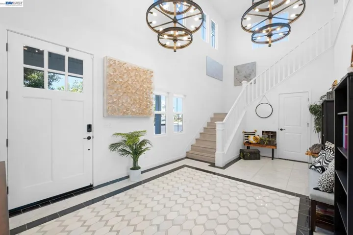 GORGEOUS CUSTOM FLOORING AND CHANDELIERS