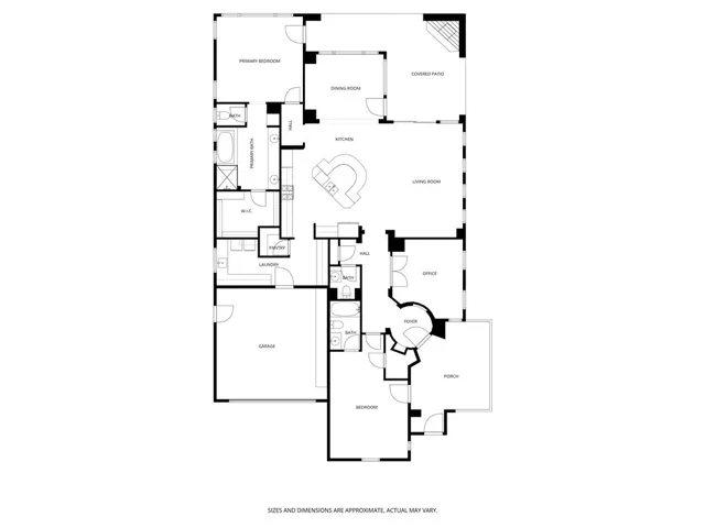 Desirable open floorplan with sliding glass wall to outdoor entertaining and large casita with separate entrance.