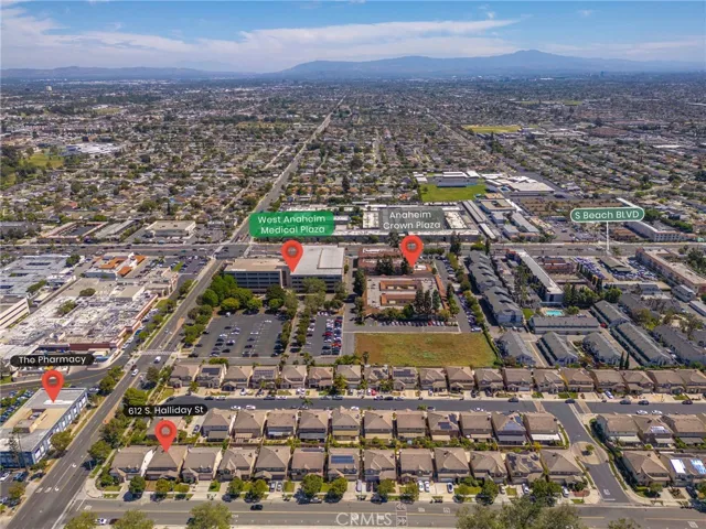 AERIAL SURROUNDING AREA/ BEACH BLVD