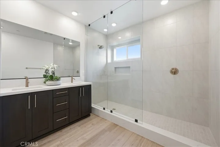 Primary Suite En-Suite Bathroom with Large Walk-in Shower
