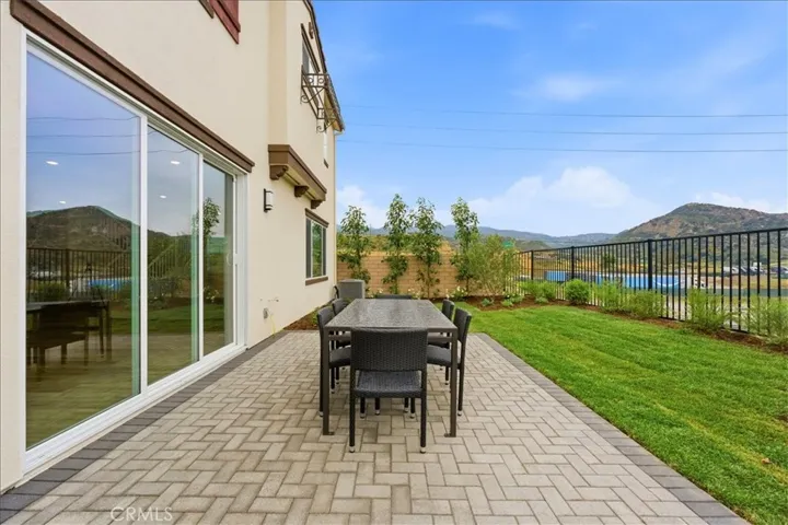 Patio with Pavers and Mountain Views