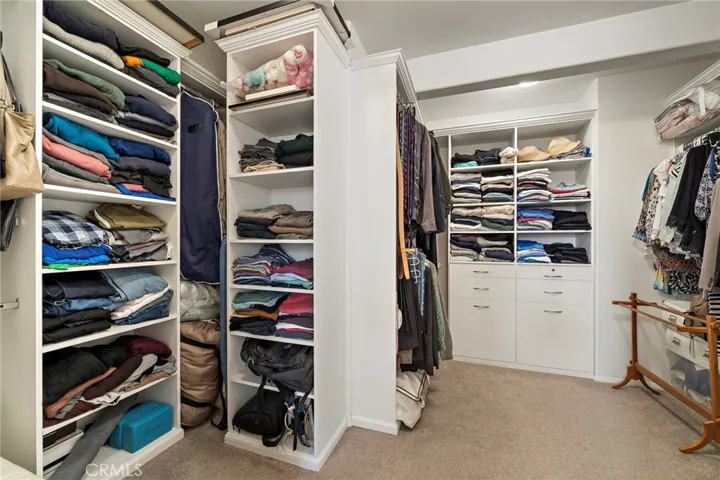 Walk-In Closet in Primary Bedroom