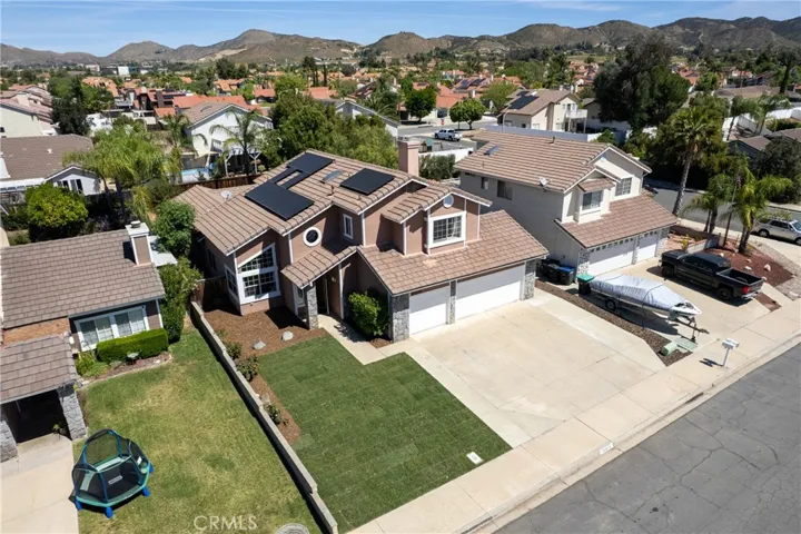 Elevated Aerial View Showcasing Neighborhood And Curb Appeal