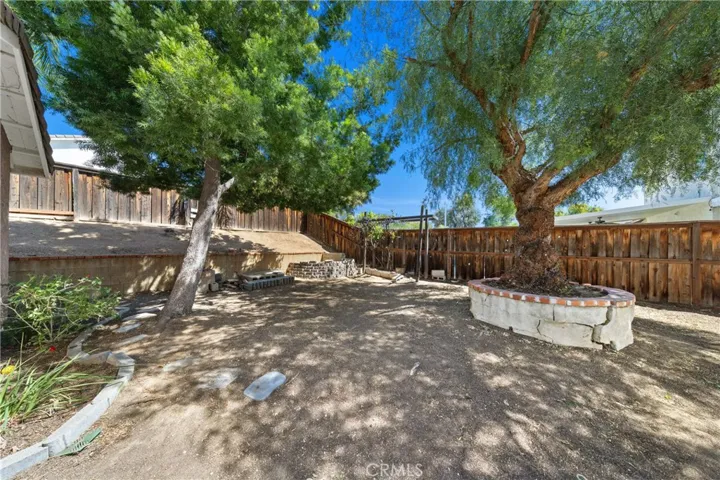 Spacious Backyard With Mature Landscaping And Open Space