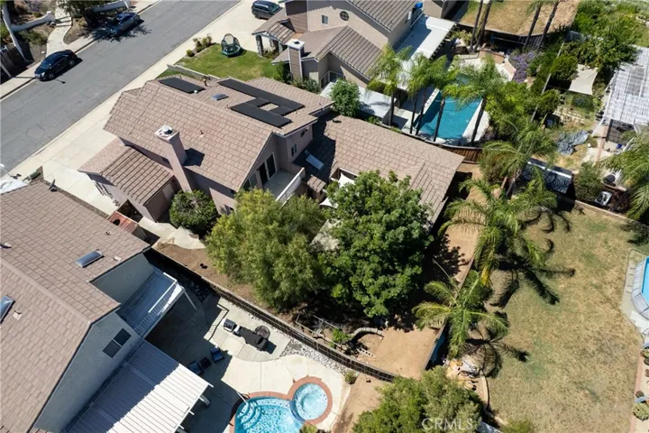 Overhead Aerial View Showing Property Boundaries And Surroundings