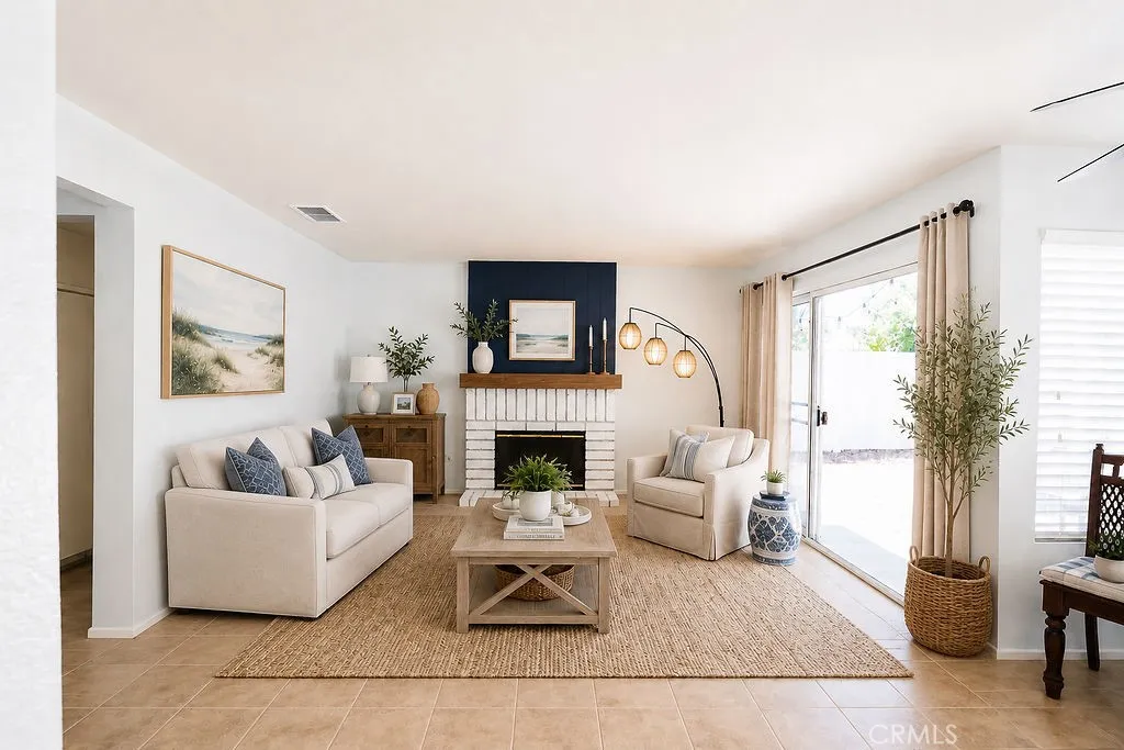 Virtually Staged Family Room