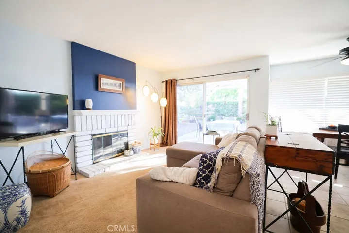 Family Room with cozy fireplace
