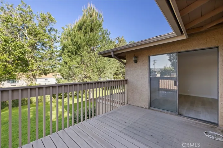 Private patio